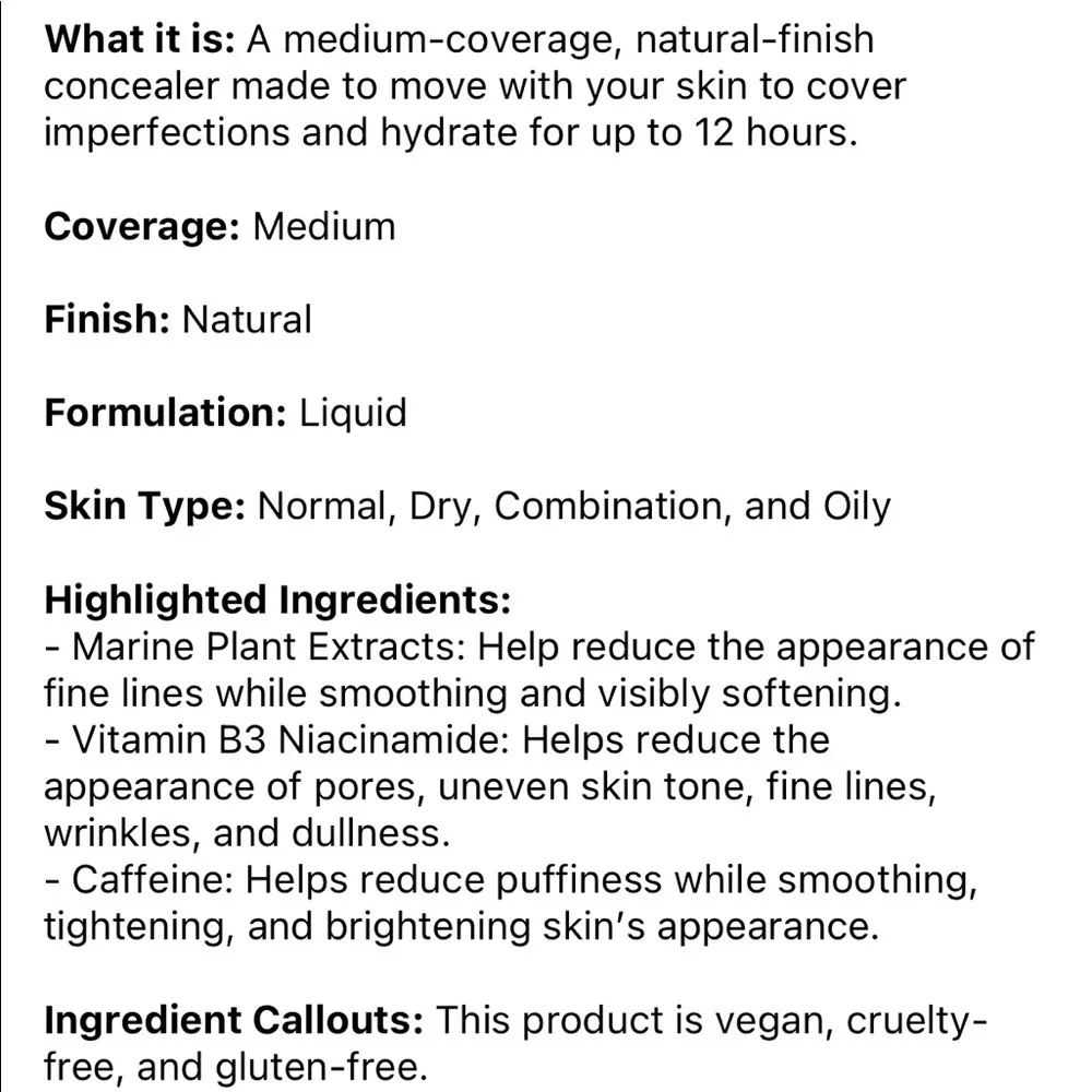 💦 tarte SEA Hydrocealer™ Concealer